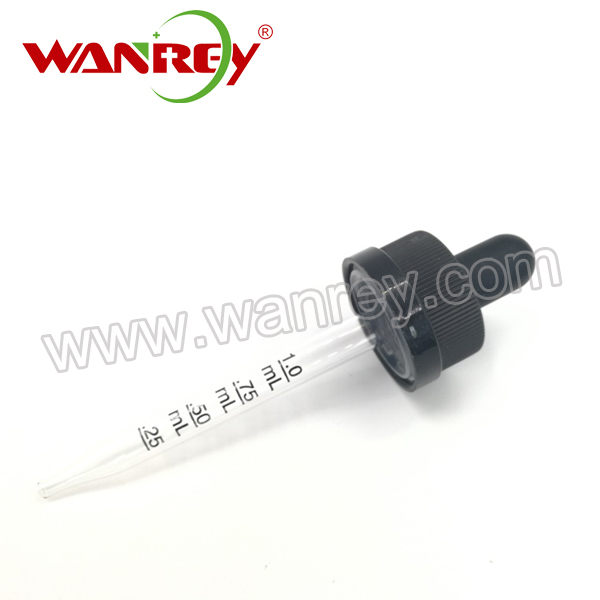 Child Resistant Dropper With Glass Pipette